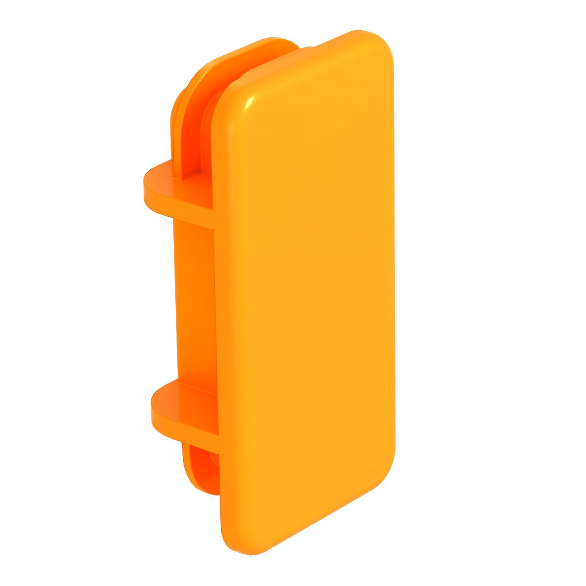 OBO Eindkap Voor profielrail MS21 41x21mm polyethyleen oranje ral 2003