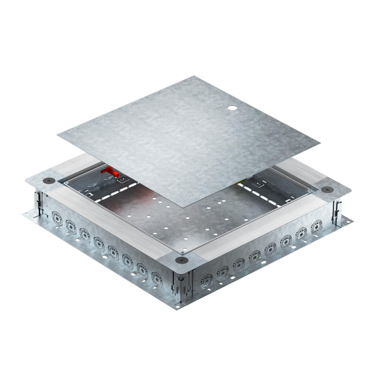 OBO EÜK-Serie Trek- en aftakdoos met buisinvoer 500x480x80 staal sendzimir verzinkt