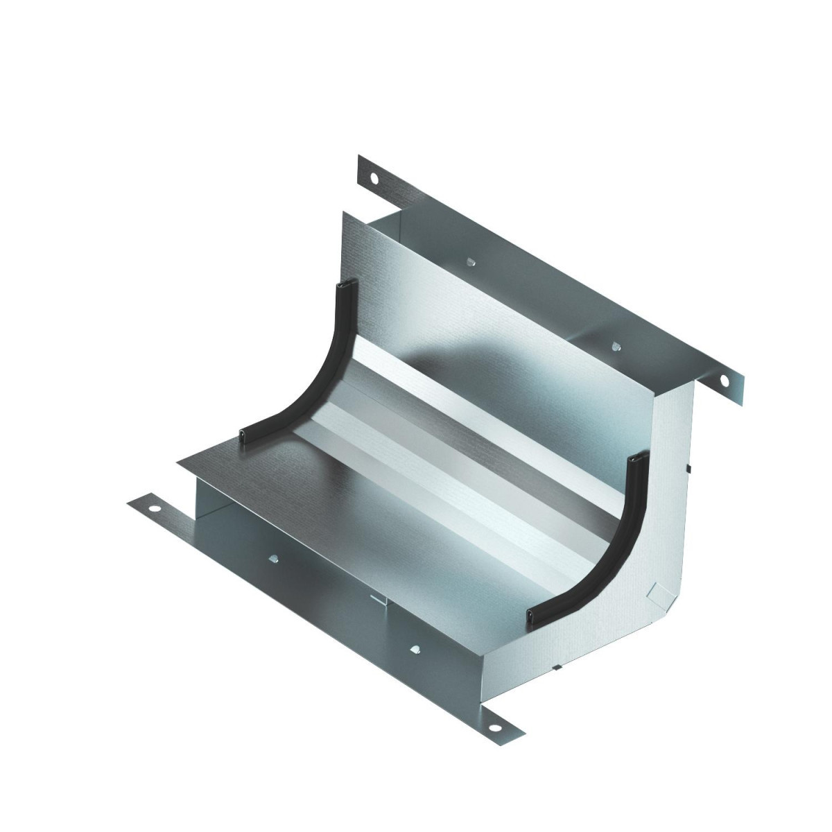OBO EÜK-Kanalsystem Verticale Bocht 2-voudig voor eük-2 330x177,7x177,7 staal sendzimir ve