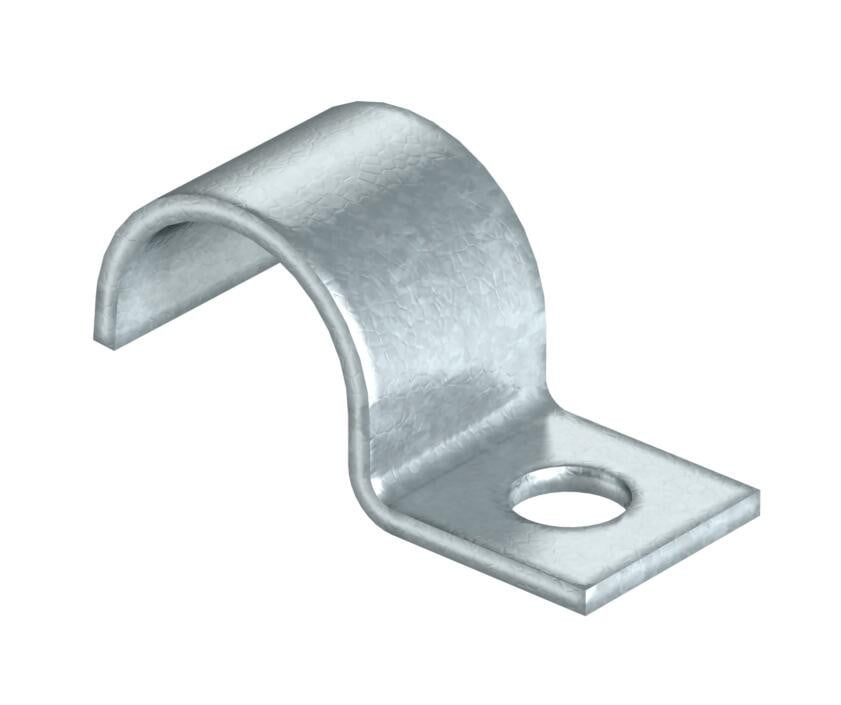 OBO Fastening clip Bevestigingsklem Met ÉÉN voetje 5MM staal galvanisch verzinkt