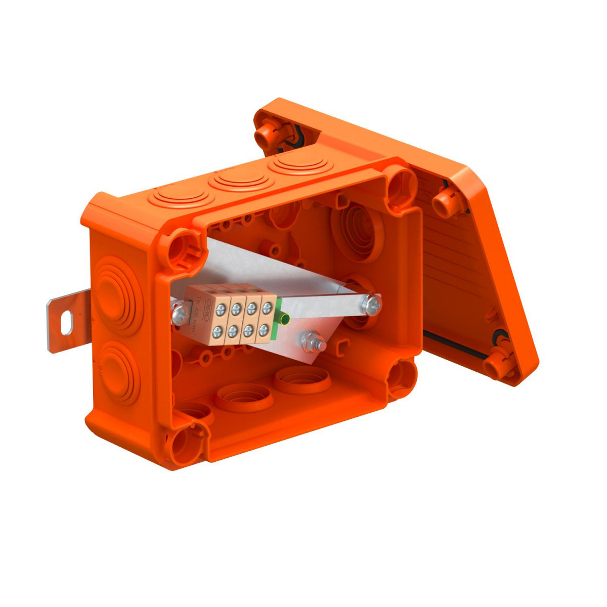 OBO FireBox T-Serie Kabeldoos Voor functiebehoud 150x116x67 polypropyleen oranje ral 2003