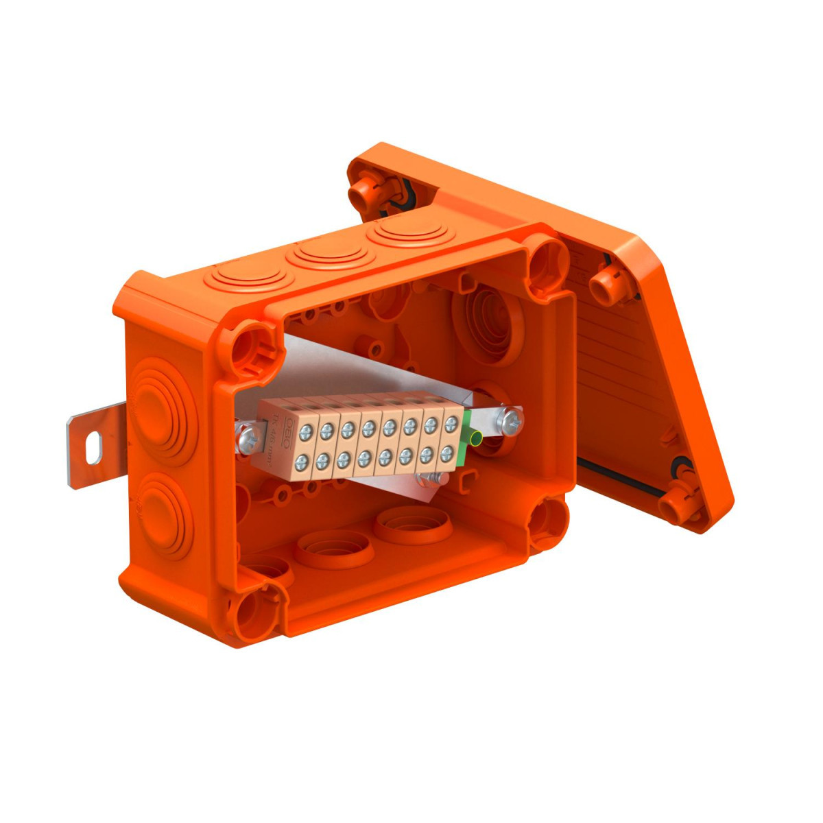 OBO FireBox T-Serie Kabeldoos Voor functiebehoud 150x116x67 polypropyleen oranje ral 2003