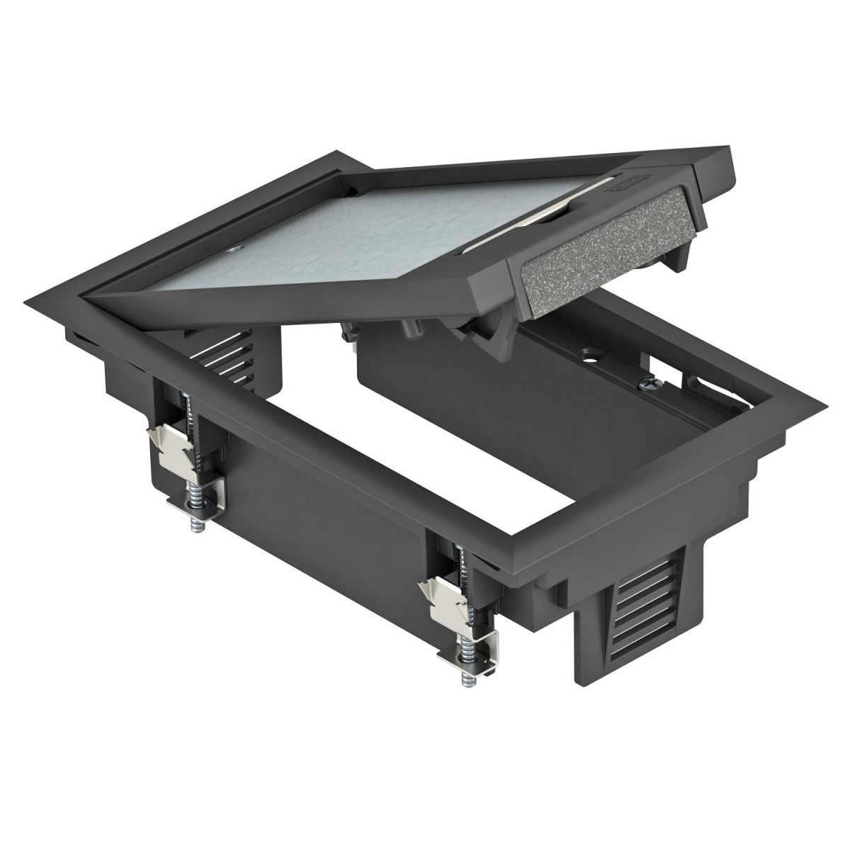 OBO GES Inbouweenheid Voor kanaalmontage 192x118x61 polyamide grafietzwart ral