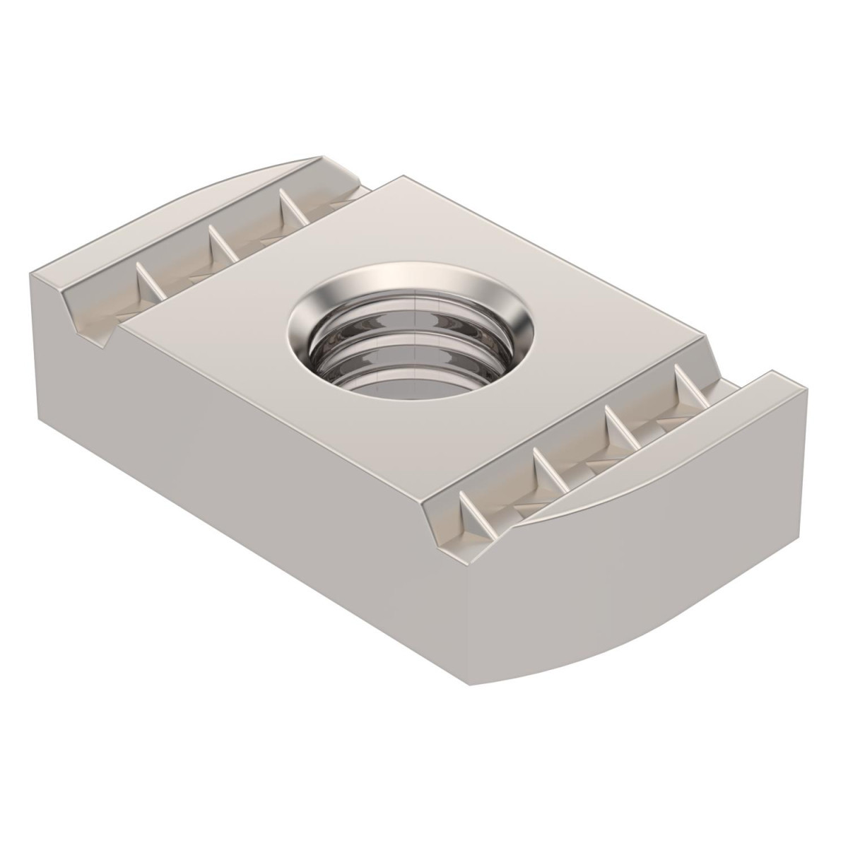 OBO Glijmoer Voor profielrail MS4121/4141 M12 roestvast staal blank, nabeh