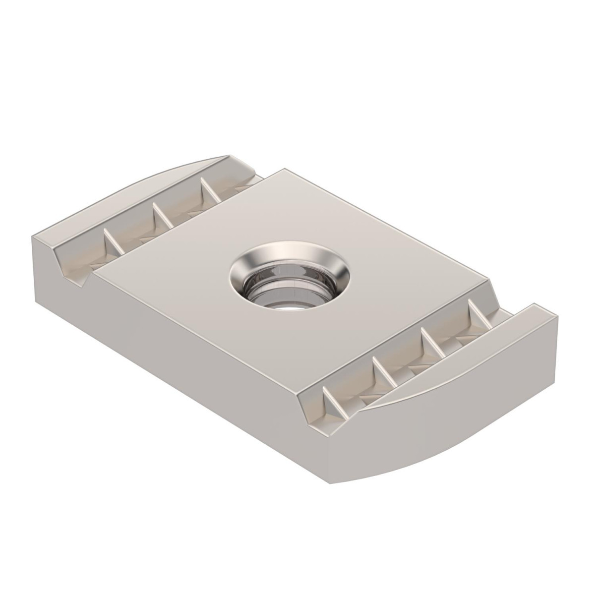 OBO Glijmoer Voor profielrail MS4121/4141 M8 roestvast staal blank, nabeha