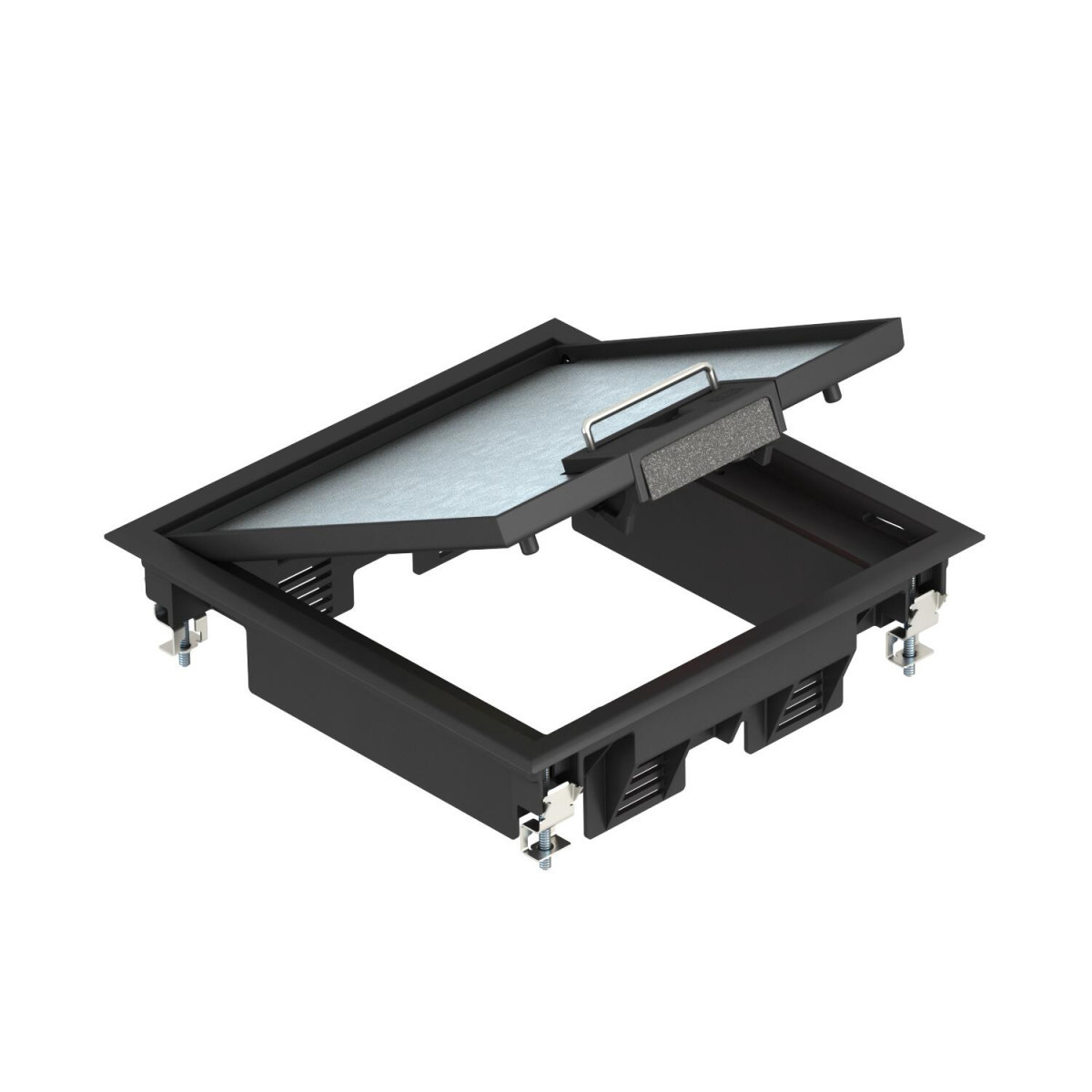 OBO GES Inbouweenheid Voor kanaalmontage 217x217x61 polyamide grafietzwart ral