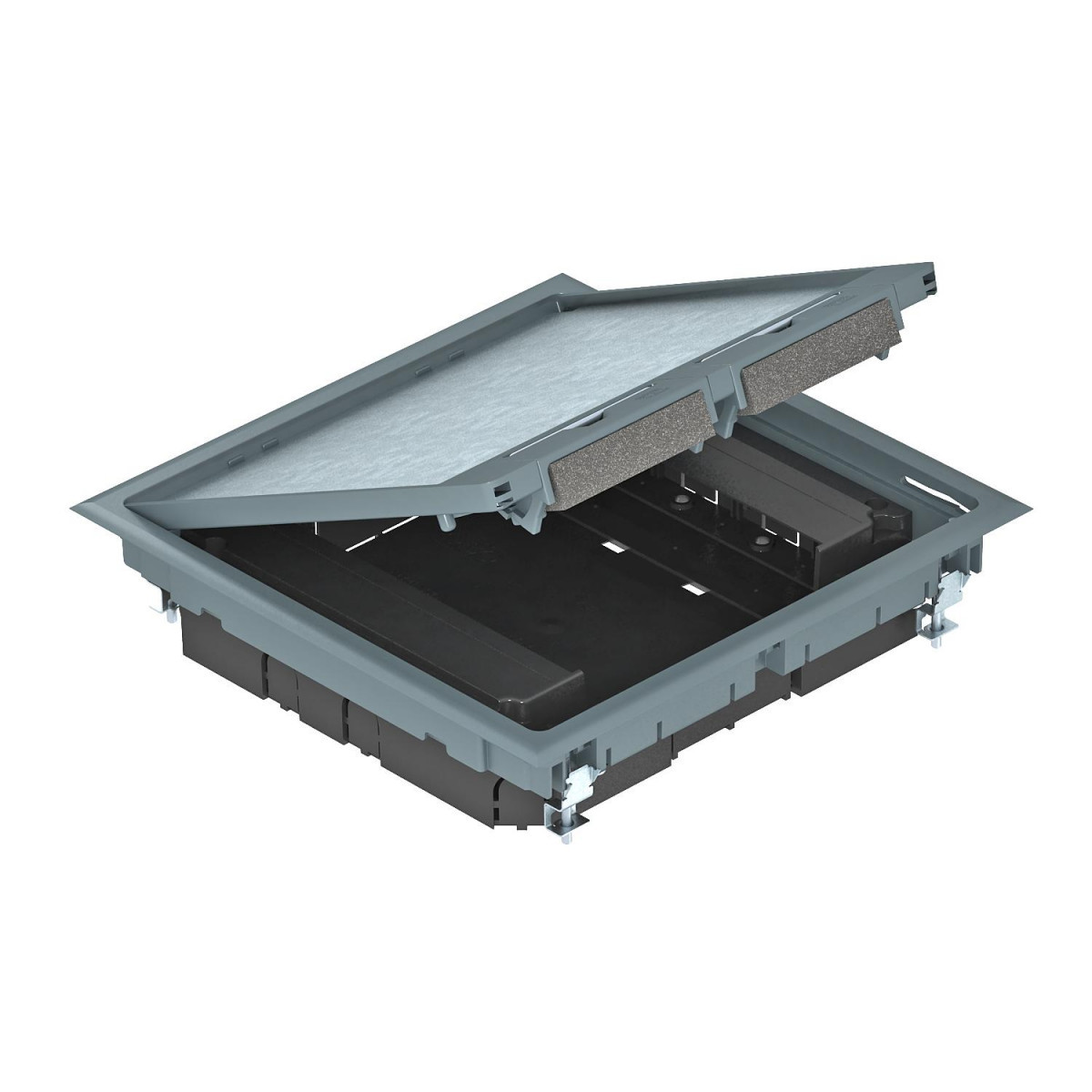 OBO Inbouweenheid Voor kanaalmontage 263x263x59 polyamide staalgrijs ral 7