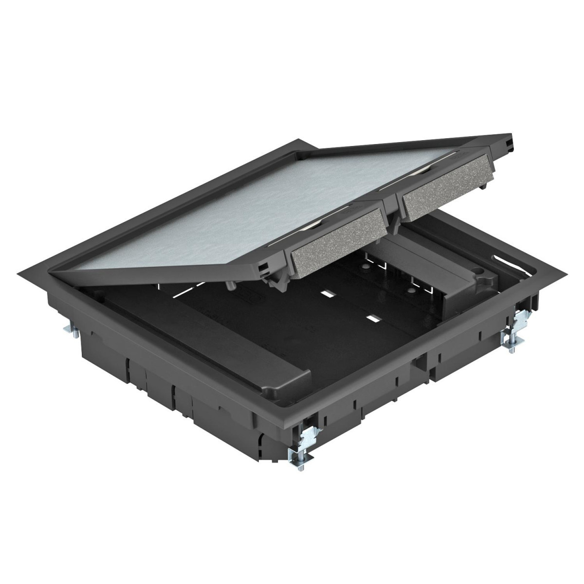 OBO Inbouweenheid Voor kanaalmontage 263x263x59 polyamide grafietzwart ral