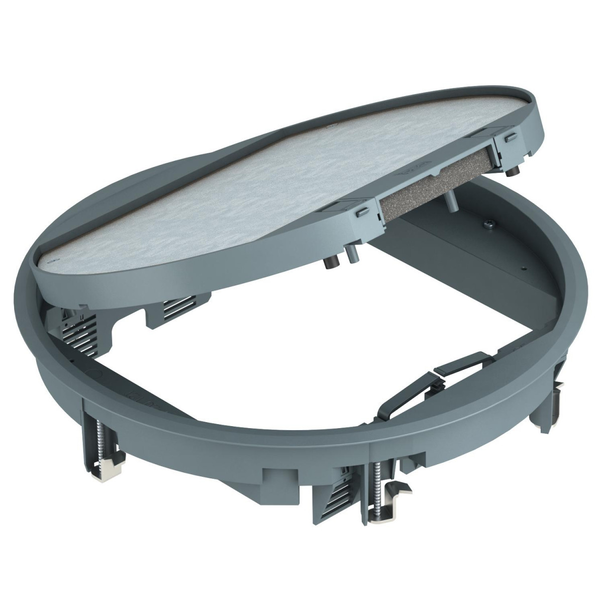 OBO GESR Inbouweenheid Voor universele montage ø324x68 polyamide staalgrijs R