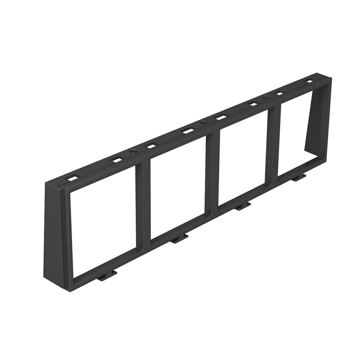 OBO Inbouwraam Voor 4x1 module 45 polycarbonaat/acrylnitriel-butadieen-STY