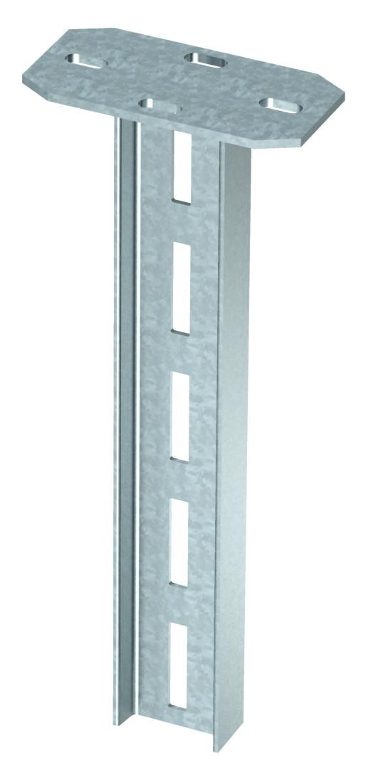 OBO IS 8 K-Serie Hangprofiel Met vastgelaste kopplaat 80x42x2000 staal thermisch verzin