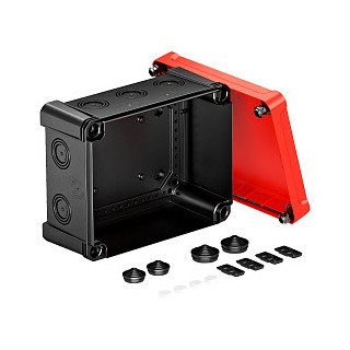 Obo Kabeldoos met rode deksel 240x191x125 PC