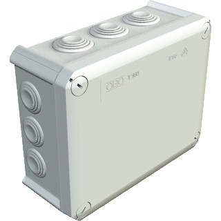 OBO KABELDOOS MOEILIJK ONTVLAMBAAR M25 EN M32, 16MM2 500V, IP66 190X150X77