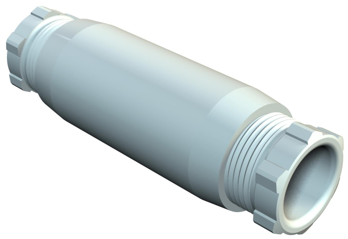 OBO Kabelverbindingsmof 6MM2 polystyreen lichtgrijs ral 7035