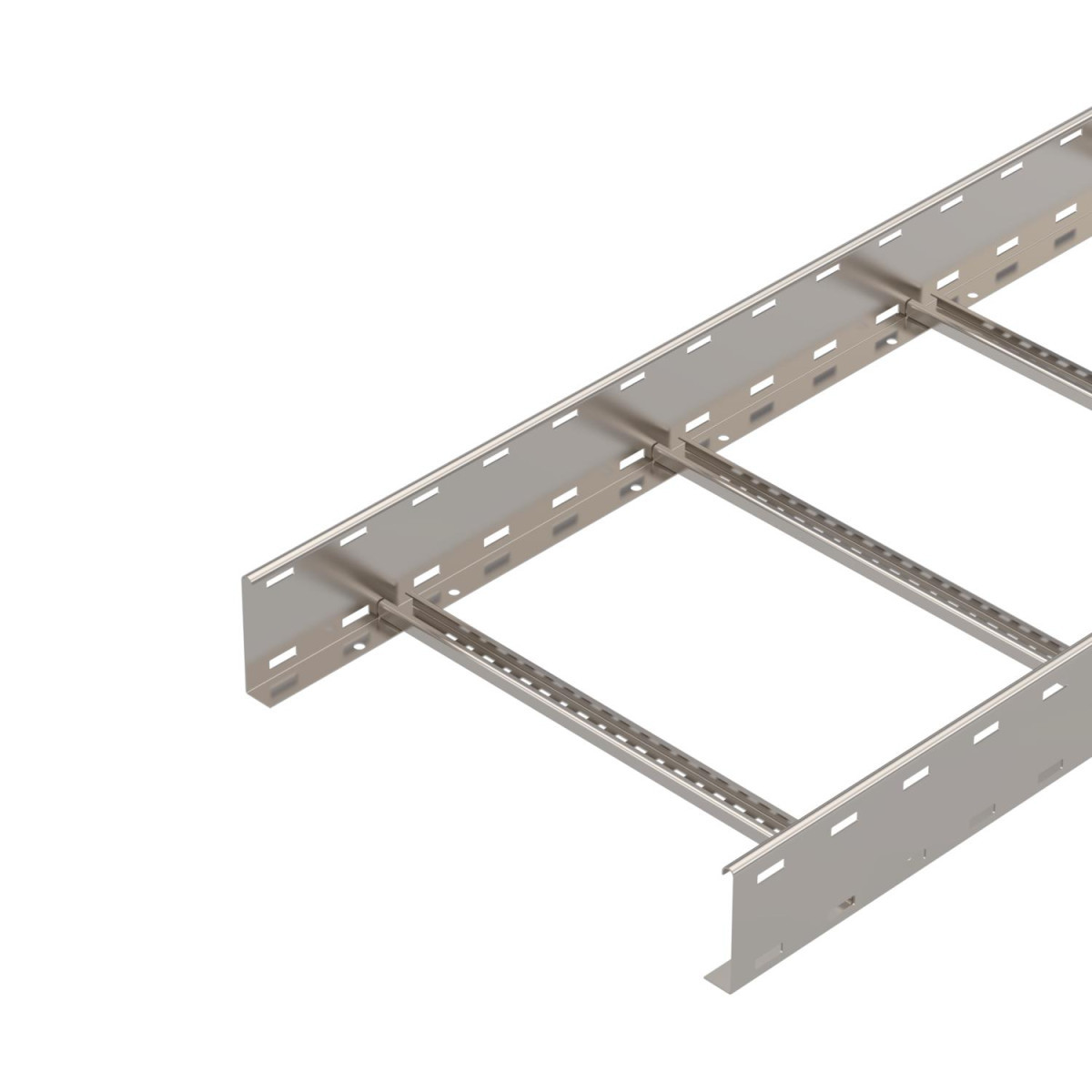 OBO LG VS-Serie Kabelladder Geperforeerd, met VS-sport 110x500x6000 roestvrij staal 1.
