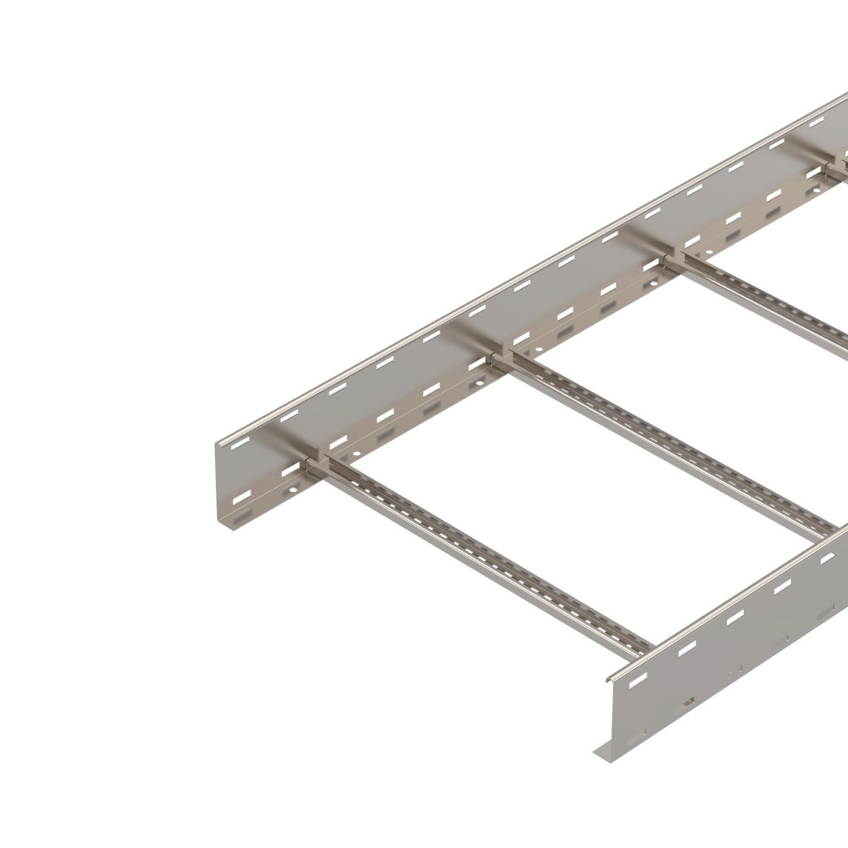 OBO LG VS-Serie Kabelladder Geperforeerd, met VS-sport 110x600x6000 roestvrij staal 1.