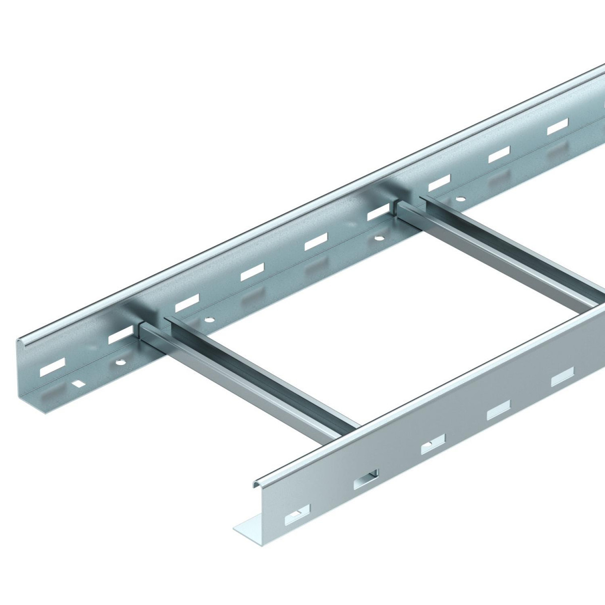 OBO LG VS-Serie Kabelladder Geperforeerd, met VS-sport 60x600x3000 staal thermisch ver