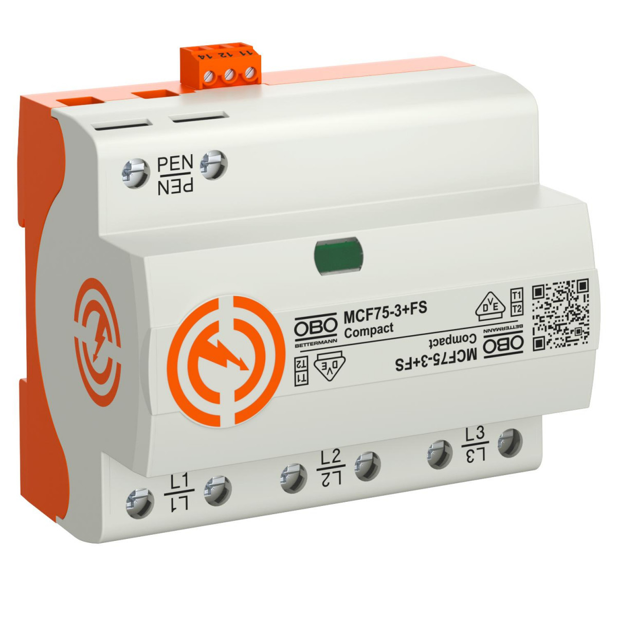 OBO Lightningcontroller Compact 3-polig met FS 255V