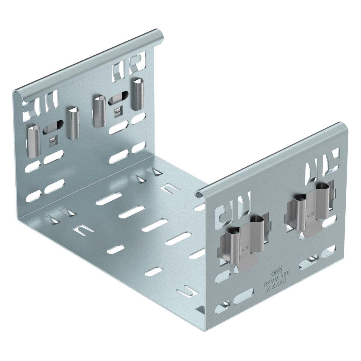 OBO Magic Verbinder met snelkoppeling 110x500 staal bandverzinkt zink/alum