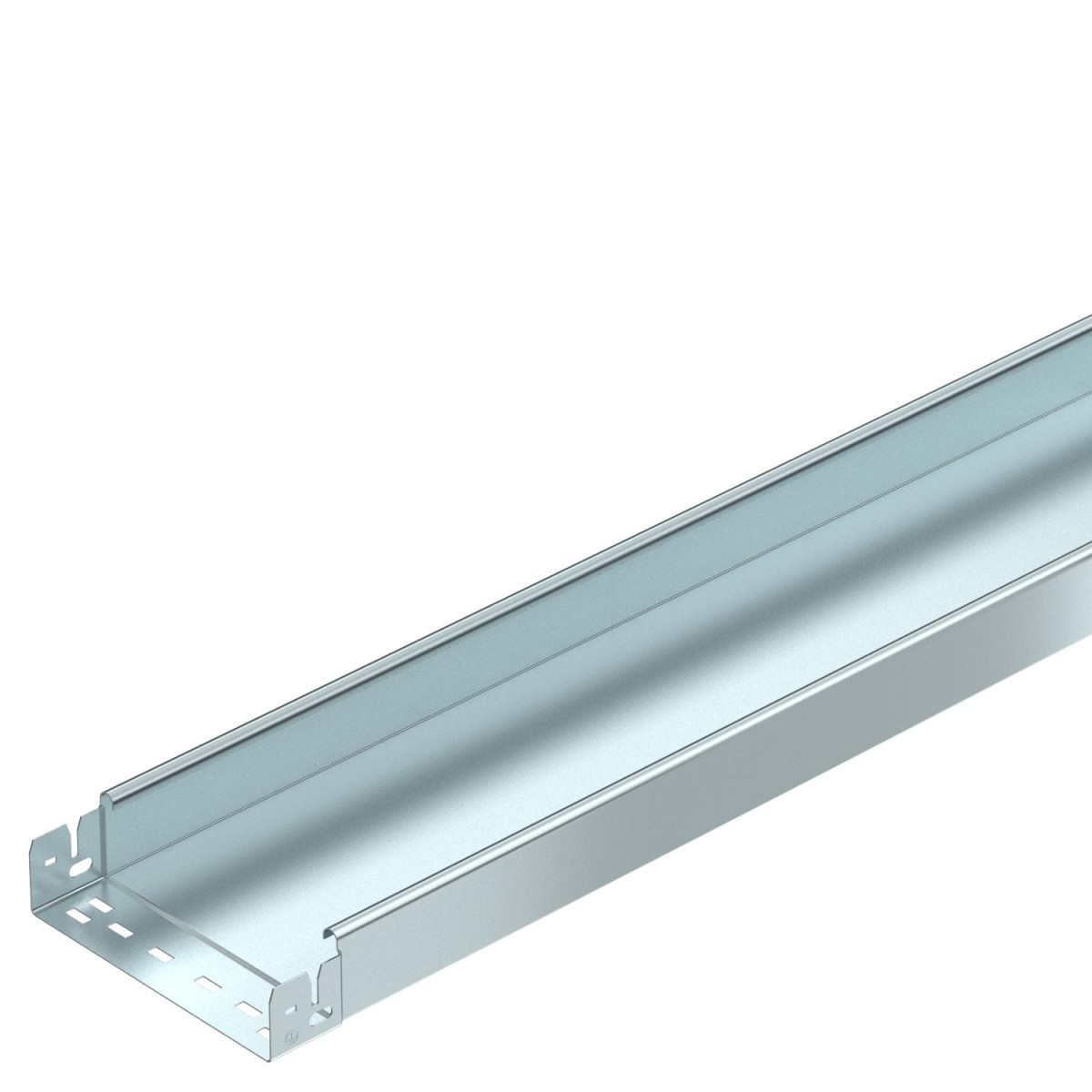 OBO MKSMU-Serie Kabelgoot MKS-magic-U ongeperforeerd, snelkoppeling 60x200x3050 staal