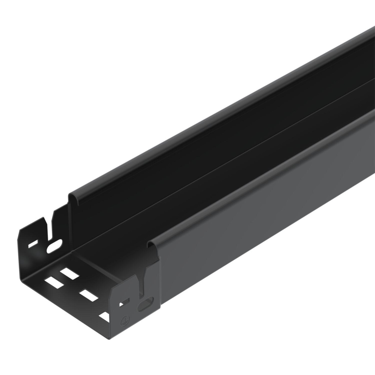 OBO MKSMU-Serie Kabelgoot Mksu gesloten, met verbinder 60x100x3050 staal pes135 - poly