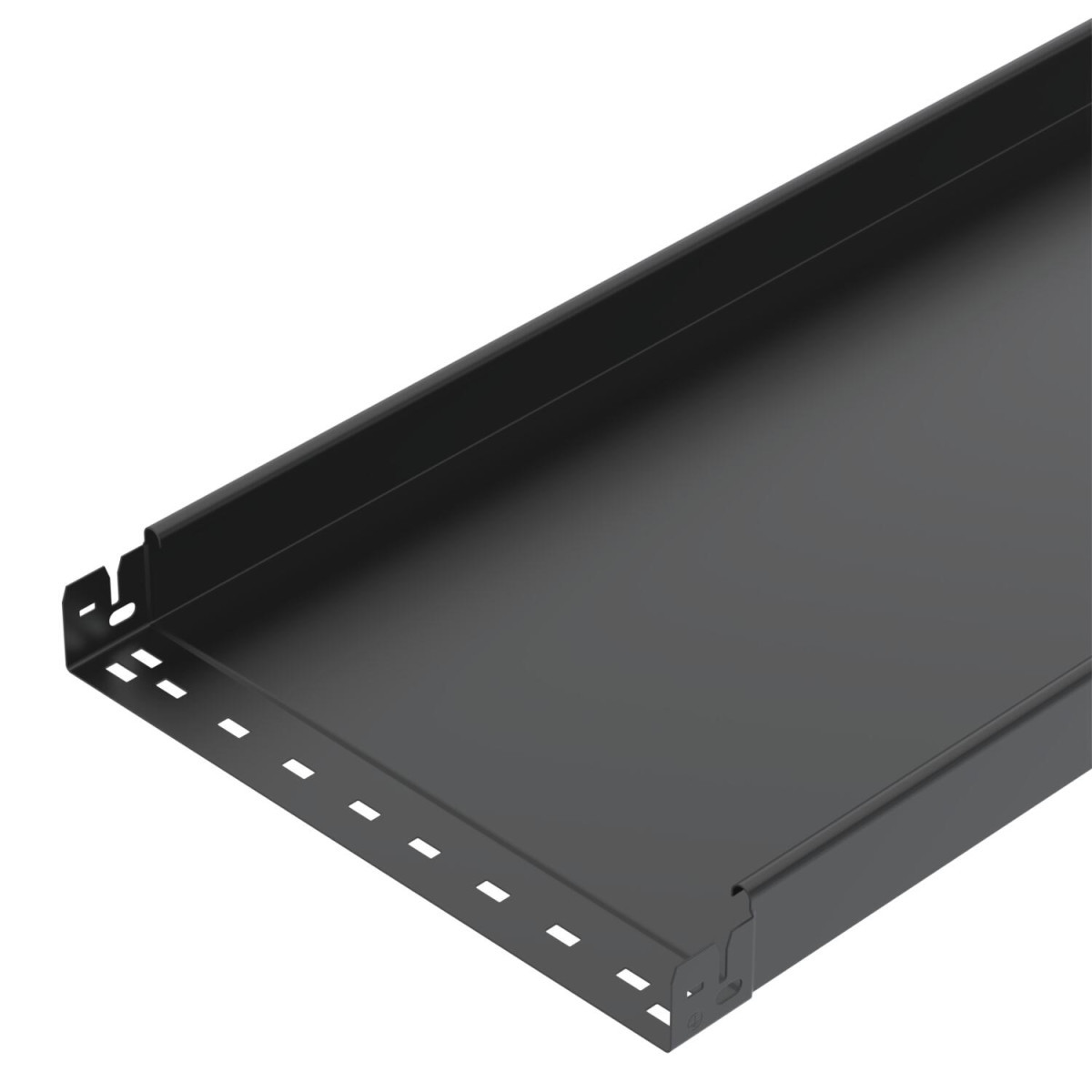 OBO MKSMU-Serie Kabelgoot Mksu gesloten, met verbinder 60x400x3050 staal pes135 - poly
