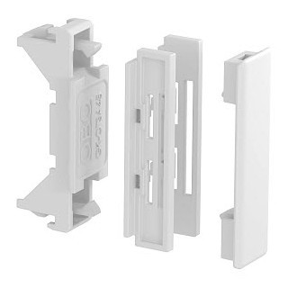 OBO Rapid 45® Naadafdekking Voor rapid 45-2 deksel 48x20x20 polycarbonaat/acrylnitri