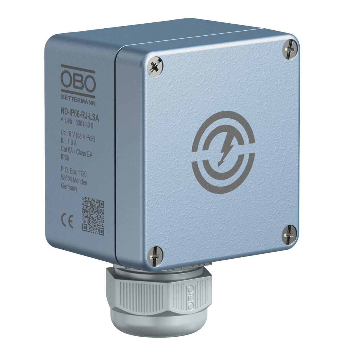 OBO Net Defender ip66 for class ea/cat6a RJ-lsa 58V