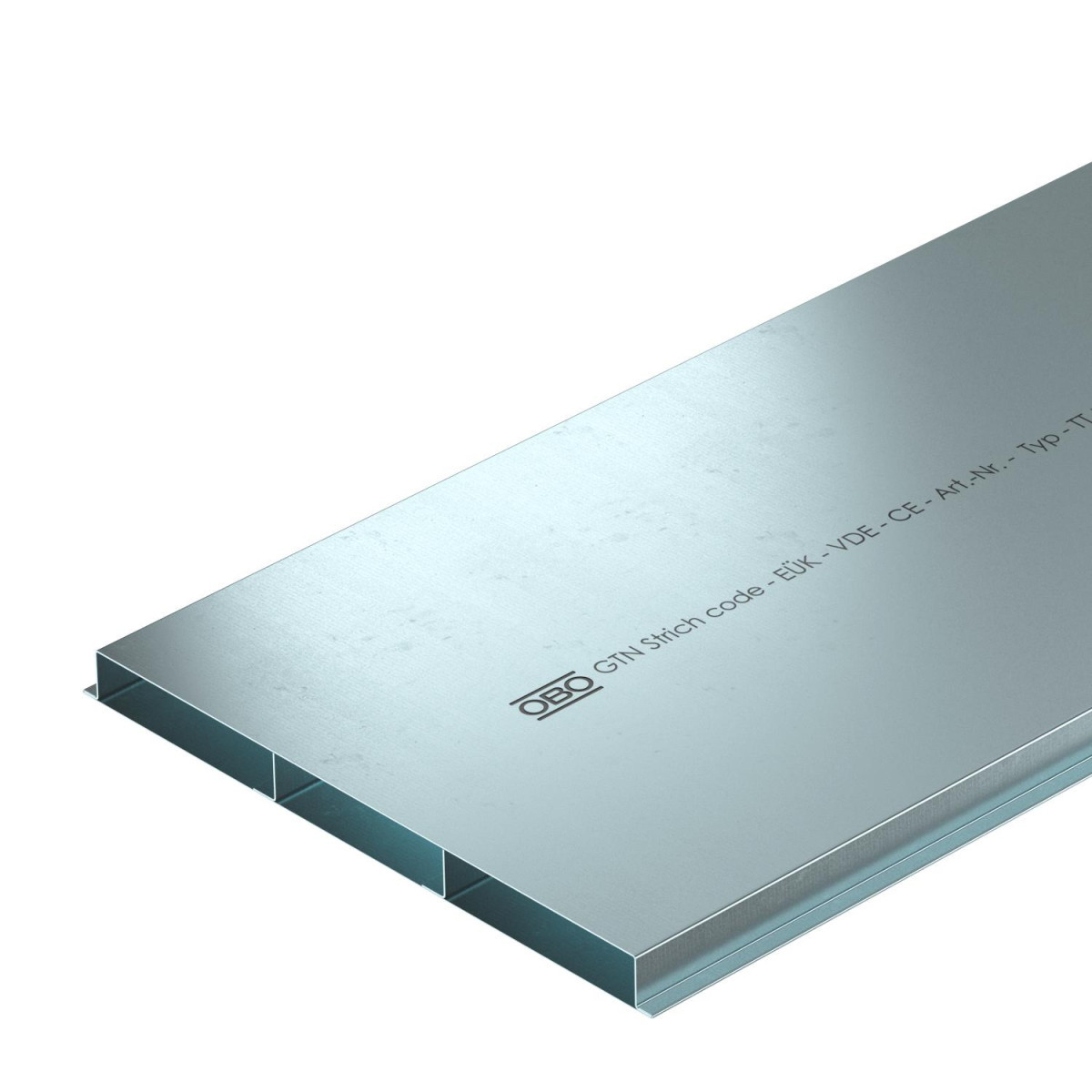 OBO EÜK-Kanalsystem Ondervloerkanaal 3-voudig 2000x350x28 staal sendzimir verzinkt