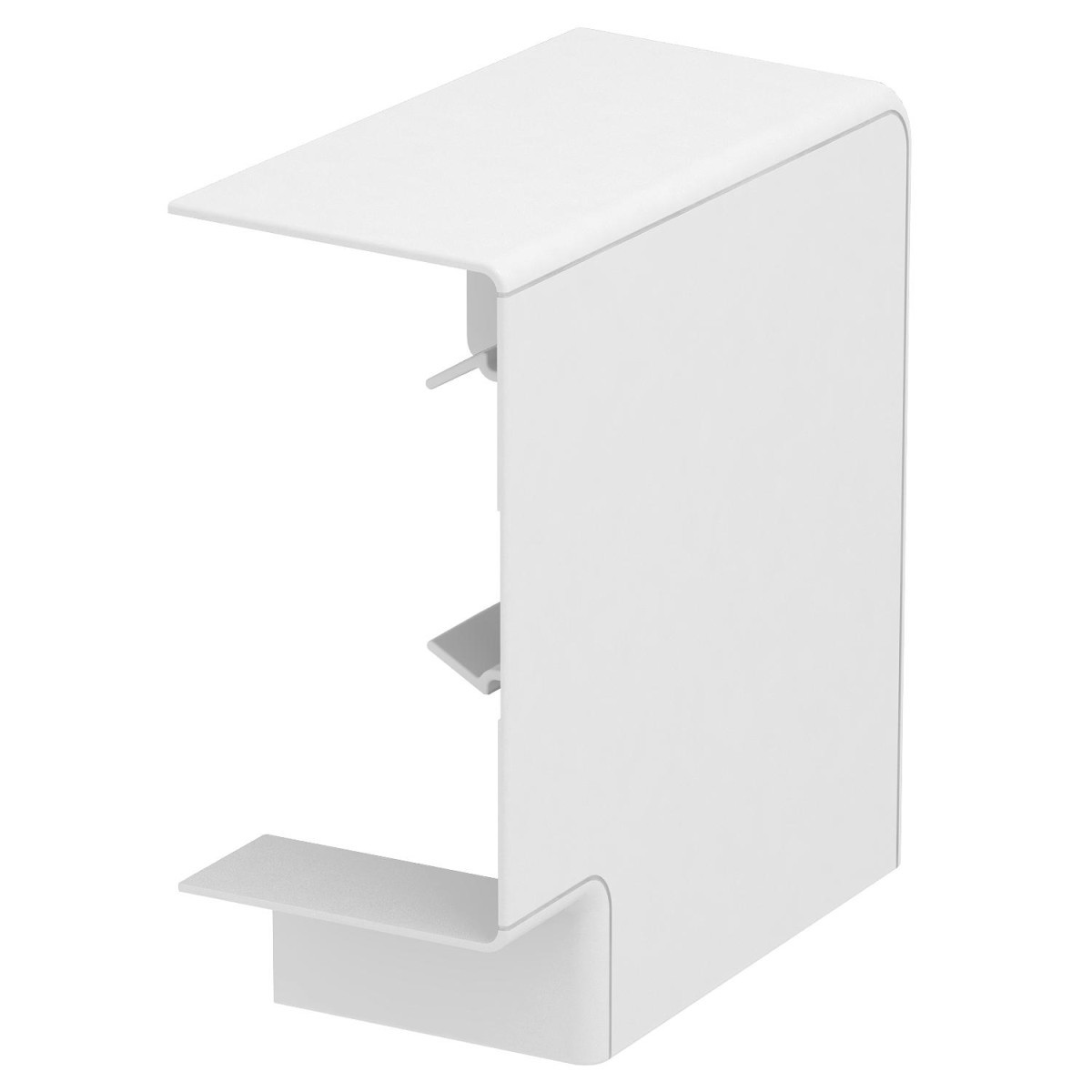 OBO Rapid 80® Platte Hoek hulpstuk 70x130mm polycarbonaat/acrylnitriel-butadieen-STY