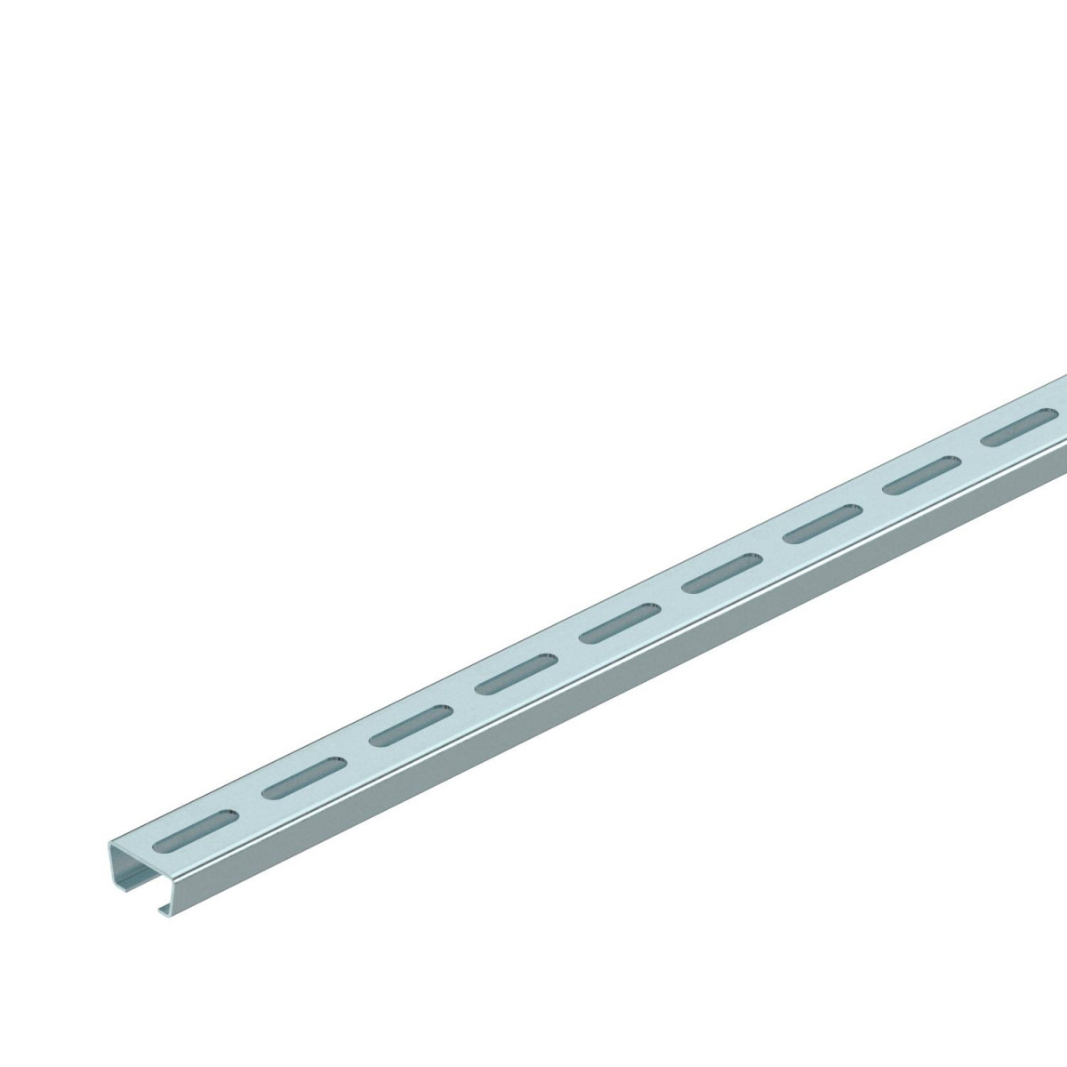 OBO Profielrail Geperf., sleufbreedte 16,5 MM 2000x35x18 staal sendzimir V