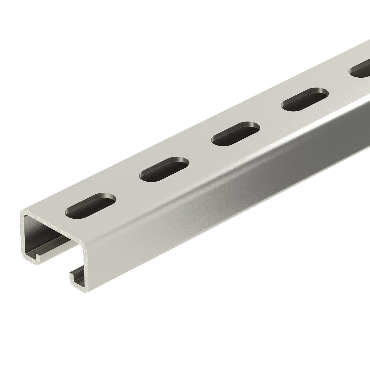 OBO Profielrail Geperf., sleufbreedte 22 MM 6000x50x30 roestvast staal 1.4