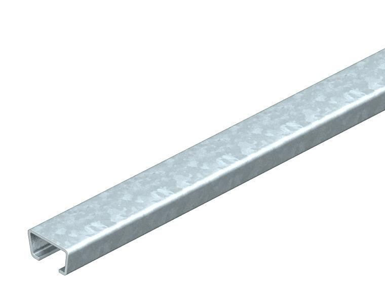 OBO Profielrail Gesloten, sleufbreedte 16,5 M 2000x35x18 staal sendzimir V