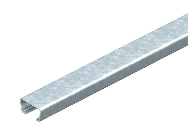 OBO Profielrail Gesloten, sleufbreedte 16,5 M 2000x35x18 staal sendzimir V