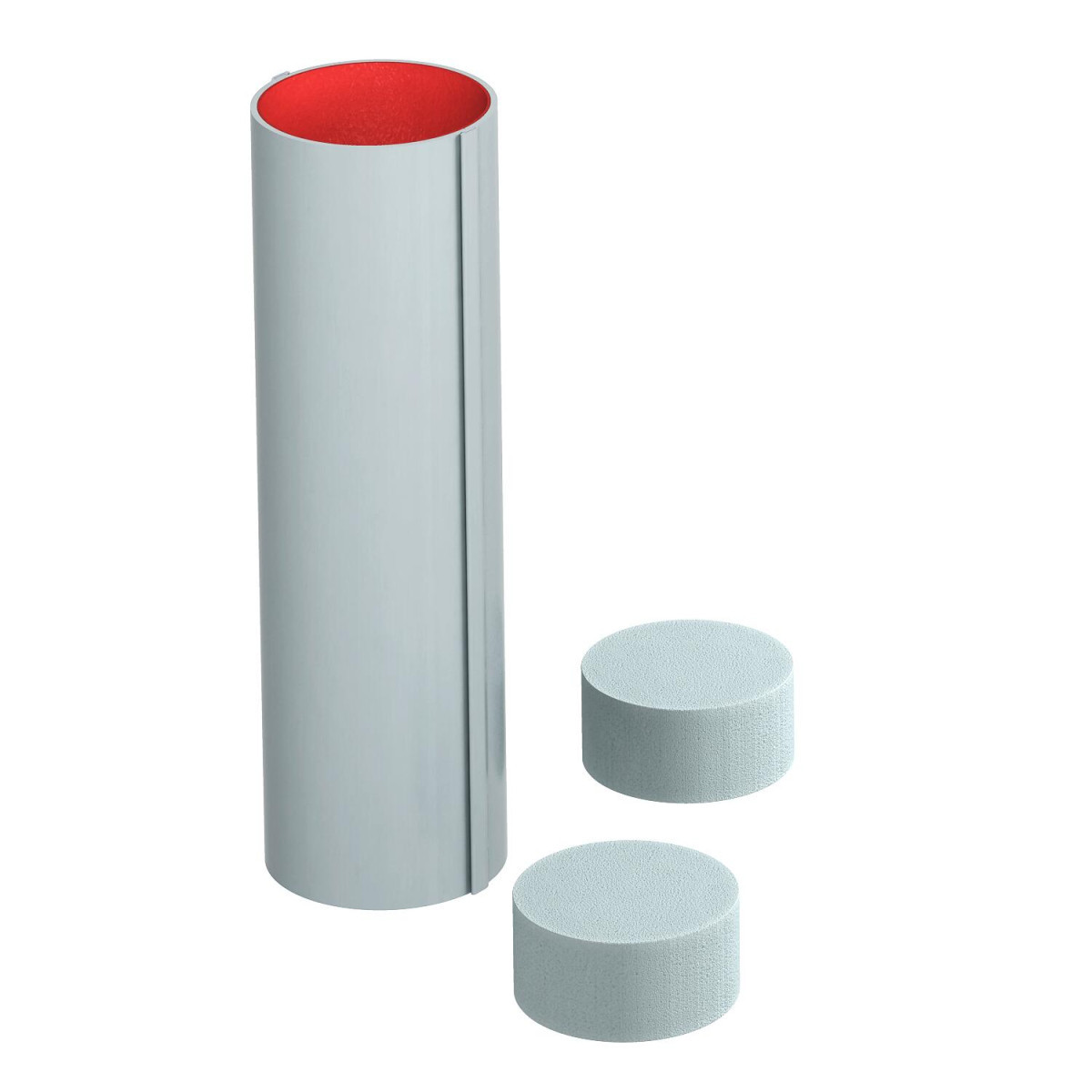 OBO PYROCOMB® Intube Schaal Binnenzijde gecoat 81x300mm polyvinylchloride grijs