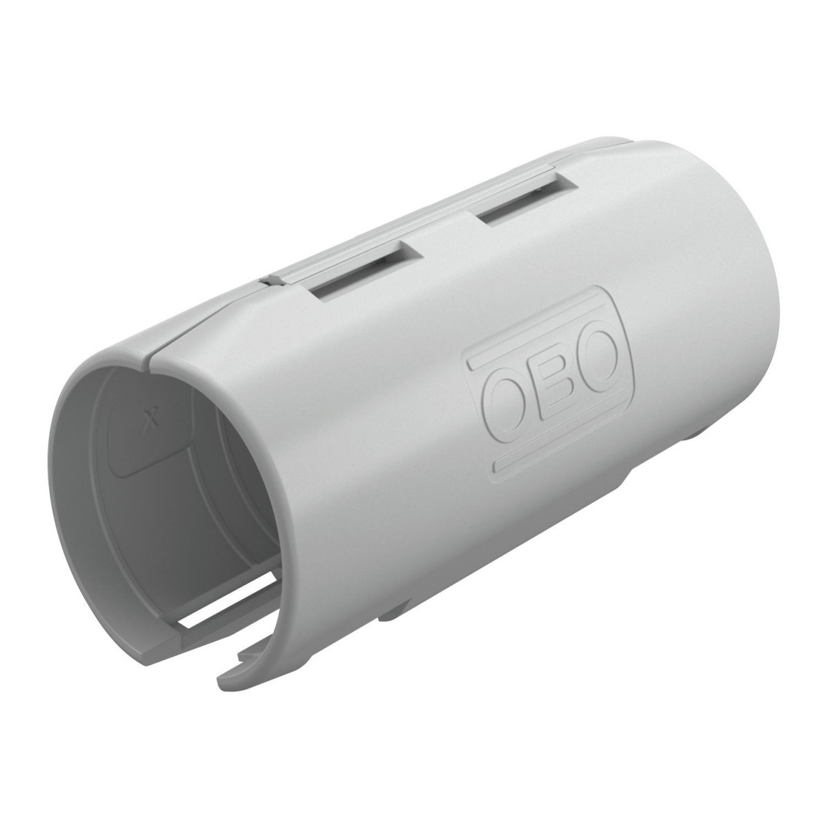 OBO Quick-Pipe-verbindingsmof M25 polypropyleen lichtgrijs ral 7035