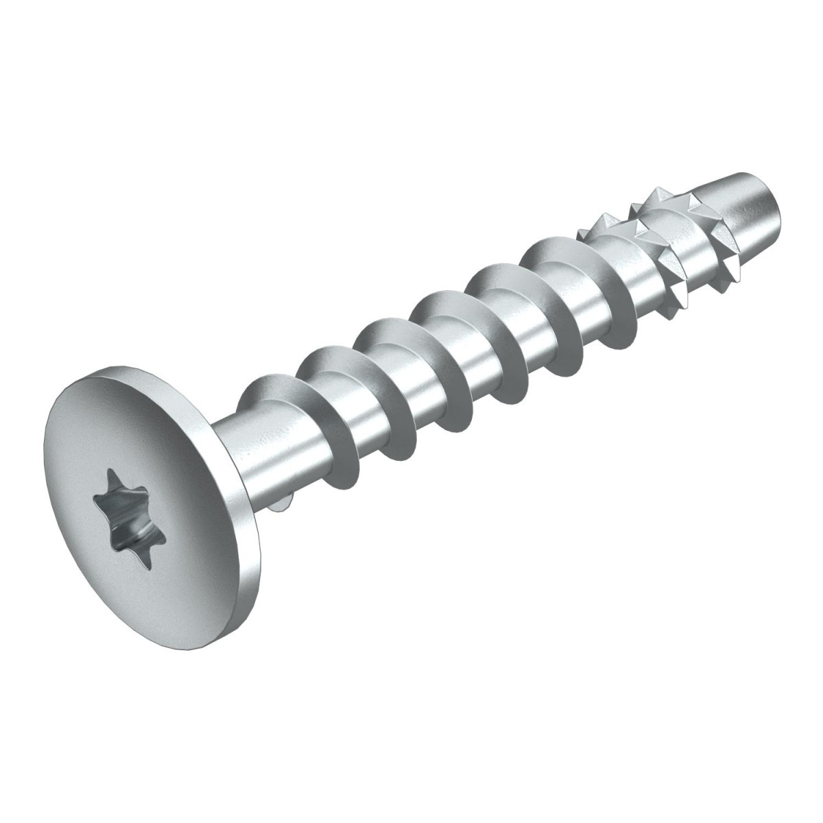 OBO MMS-Plus-Serie Rail Anker met vlakke panhead 7,5x50mm staal galvanisch verzinkt zink