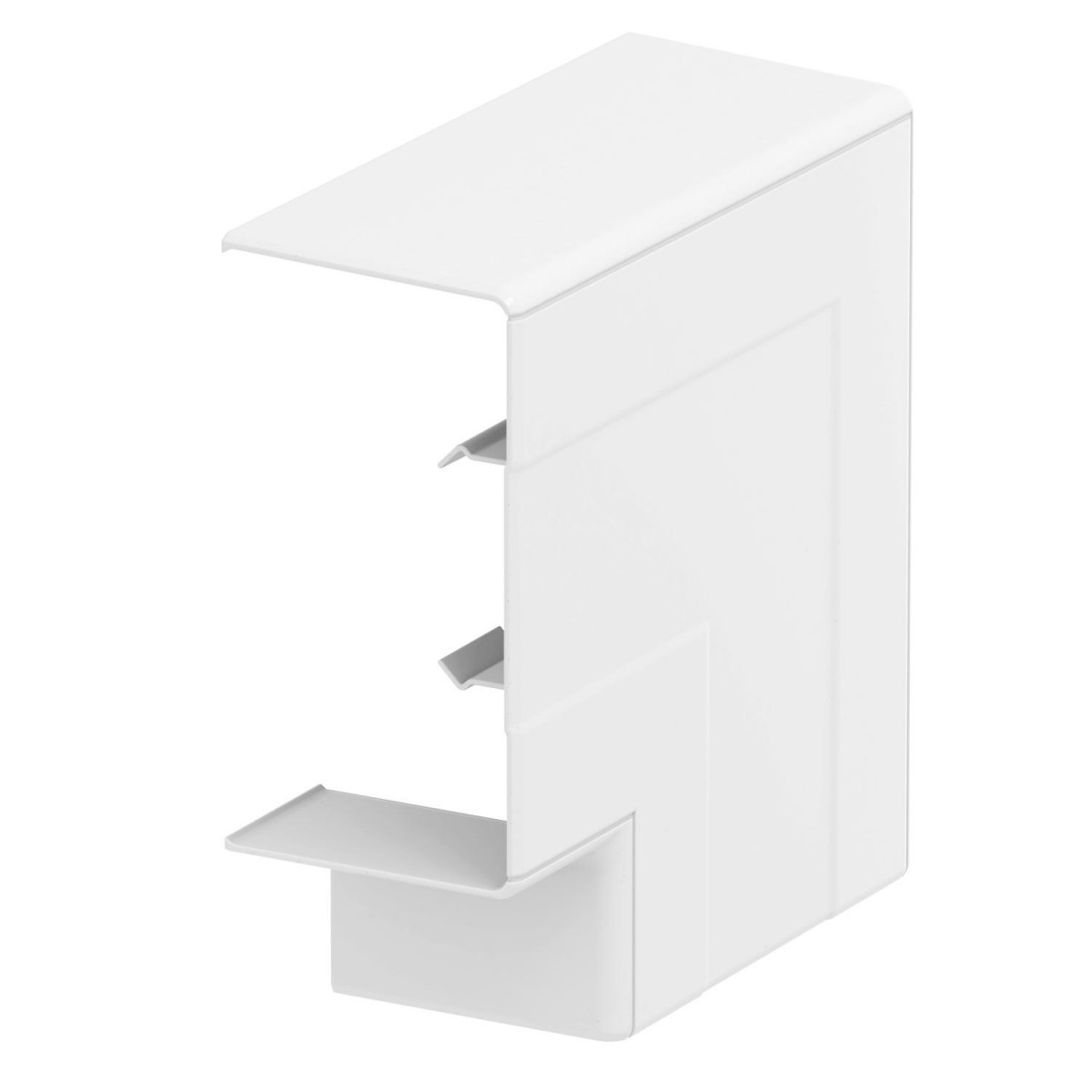 OBO Rapid 45® Platte Hoek hulpstuk 142x142x56 polycarbonaat/acrylnitriel-butadieen-S