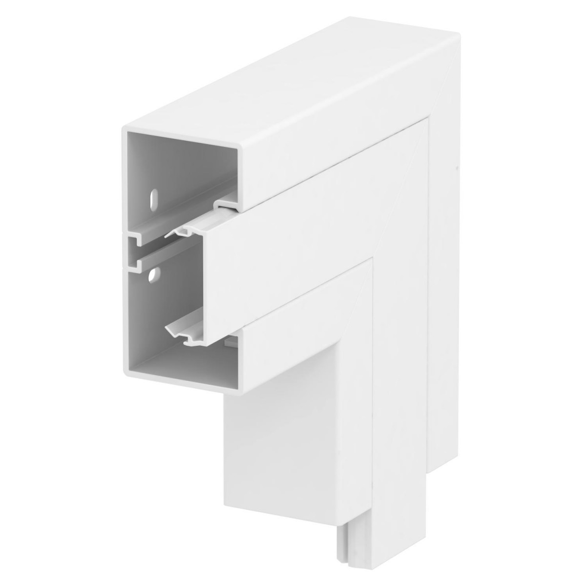 OBO Rapid 45® Platte Hoek vast 200x200x100 polyvinylchloride zuiver wit ral 9010