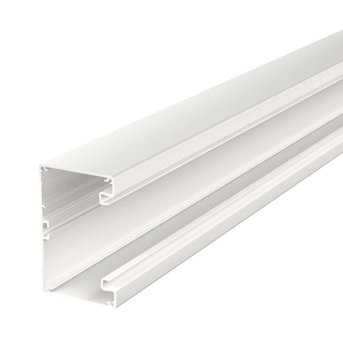 OBO Rapid 80® Wandkanaal Symmetrisch 70x110x2000 aluminium zuiver wit ral 9010