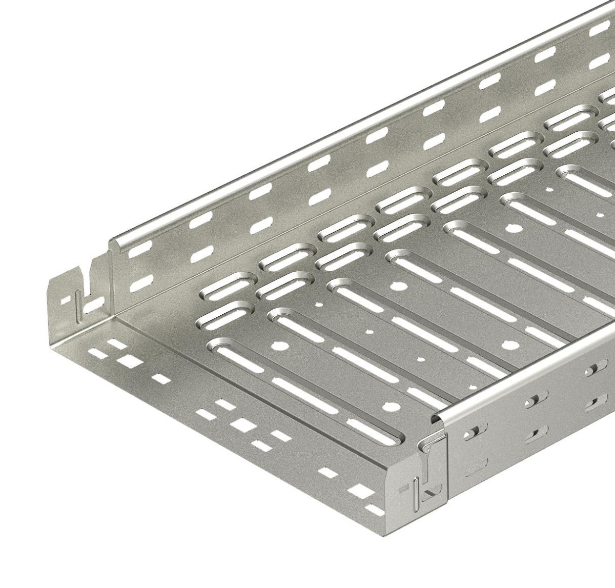 OBO RKSM-Serie Kabelgoot RKSM magic, met snelkoppeling 60x200x3050 roestvrij staal 1.