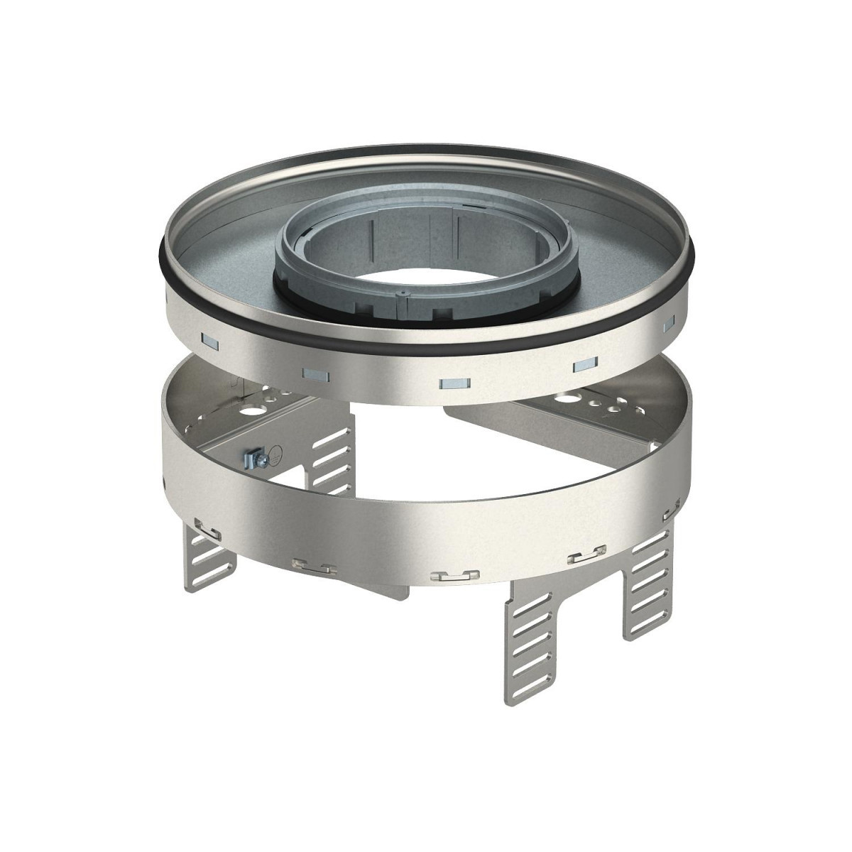 OBO Ronde Cassette voor tubus Ø215MM roestvrij staal 1.4301 a2 1.4301