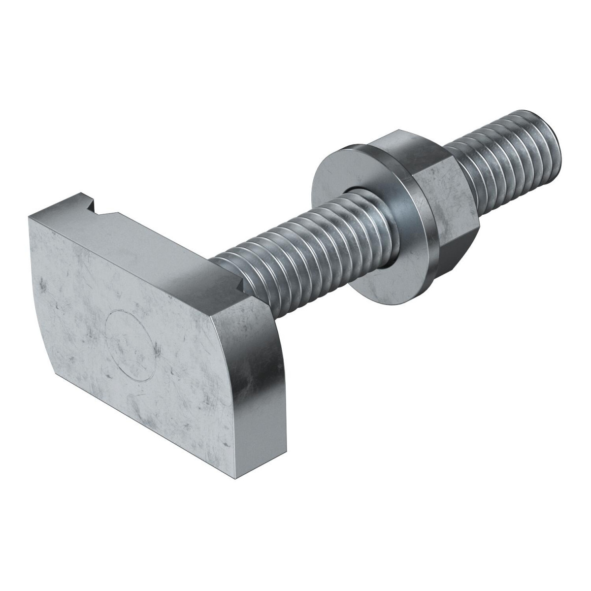 OBO Rail system Hamerkopbout Voor profielrail MS4121/4141 m10x60mm staal zinklamel