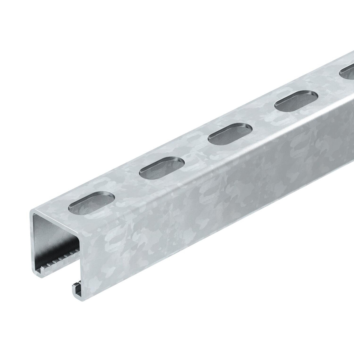 OBO Schienen-System Profielrail Geperf., sleufbreedte 22 MM 6000x41x41 staal sendzimir ver