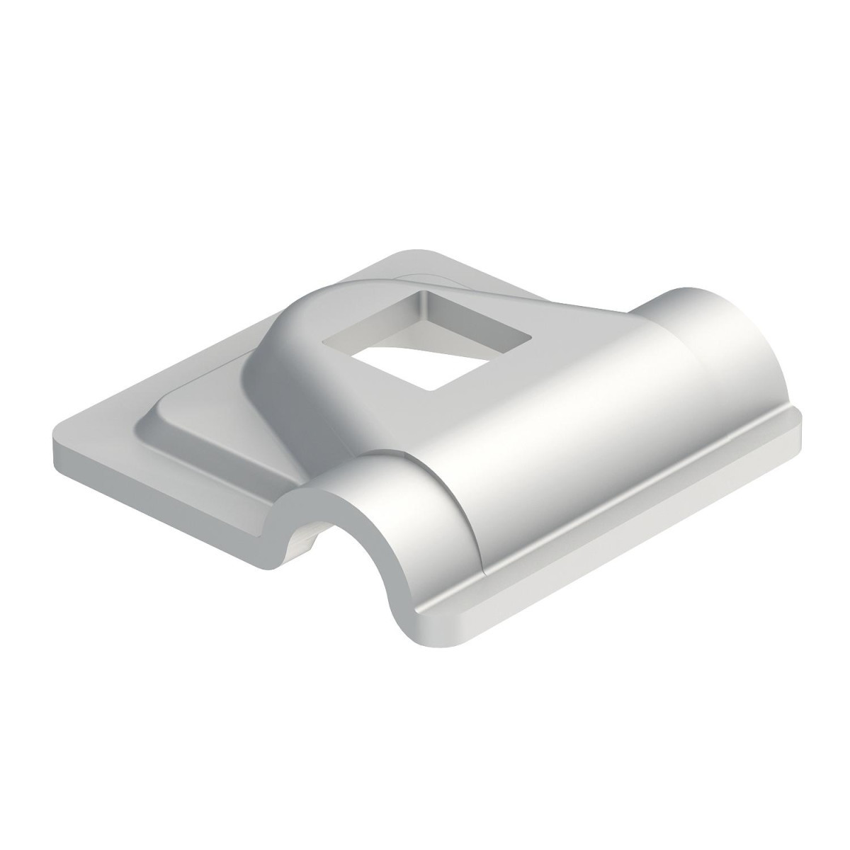 OBO Snelverbinder RD8-10 op alu kader 44x44mm aluminium