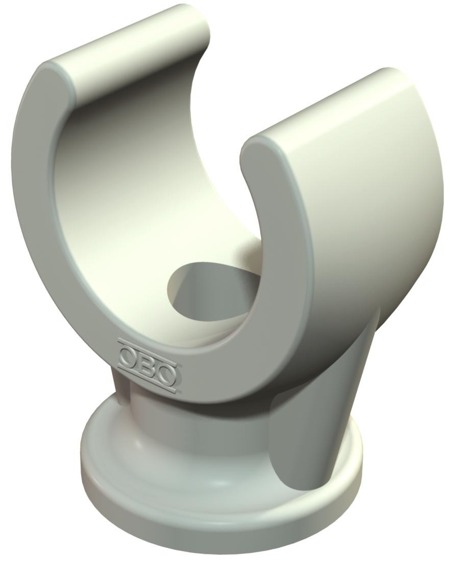 OBO Sokkel-Klembeugel 40-42MM polypropyleen lichtgrijs ral 7035