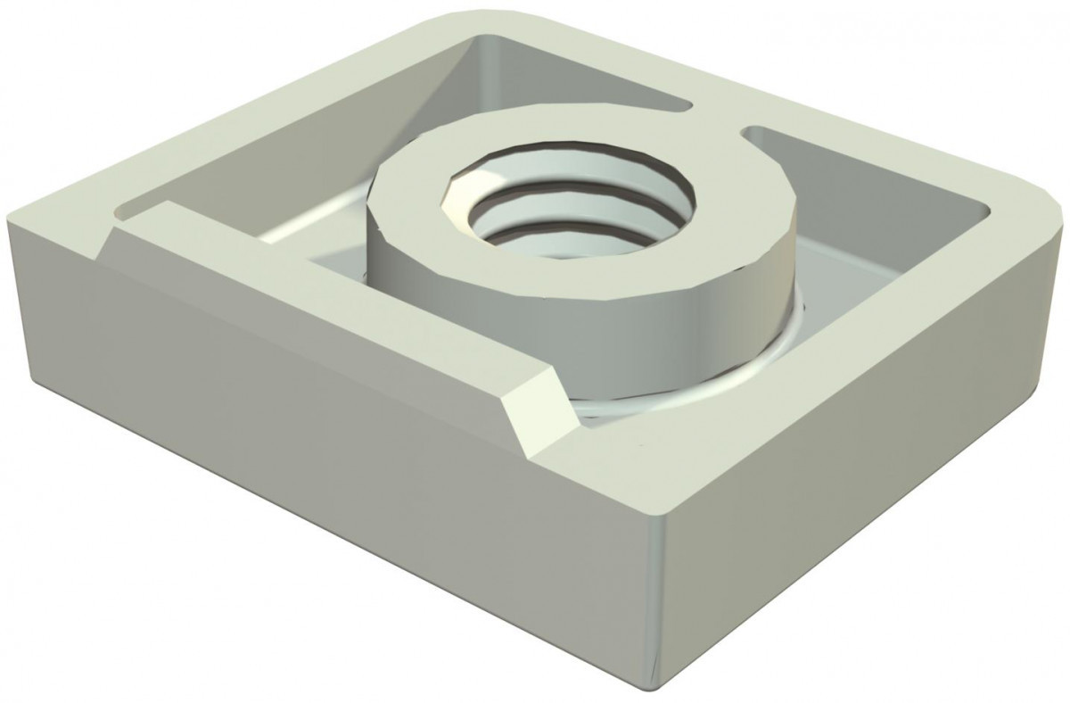 OBO Starquick-Moer M6 polycarbonaat lichtgrau ral 7035