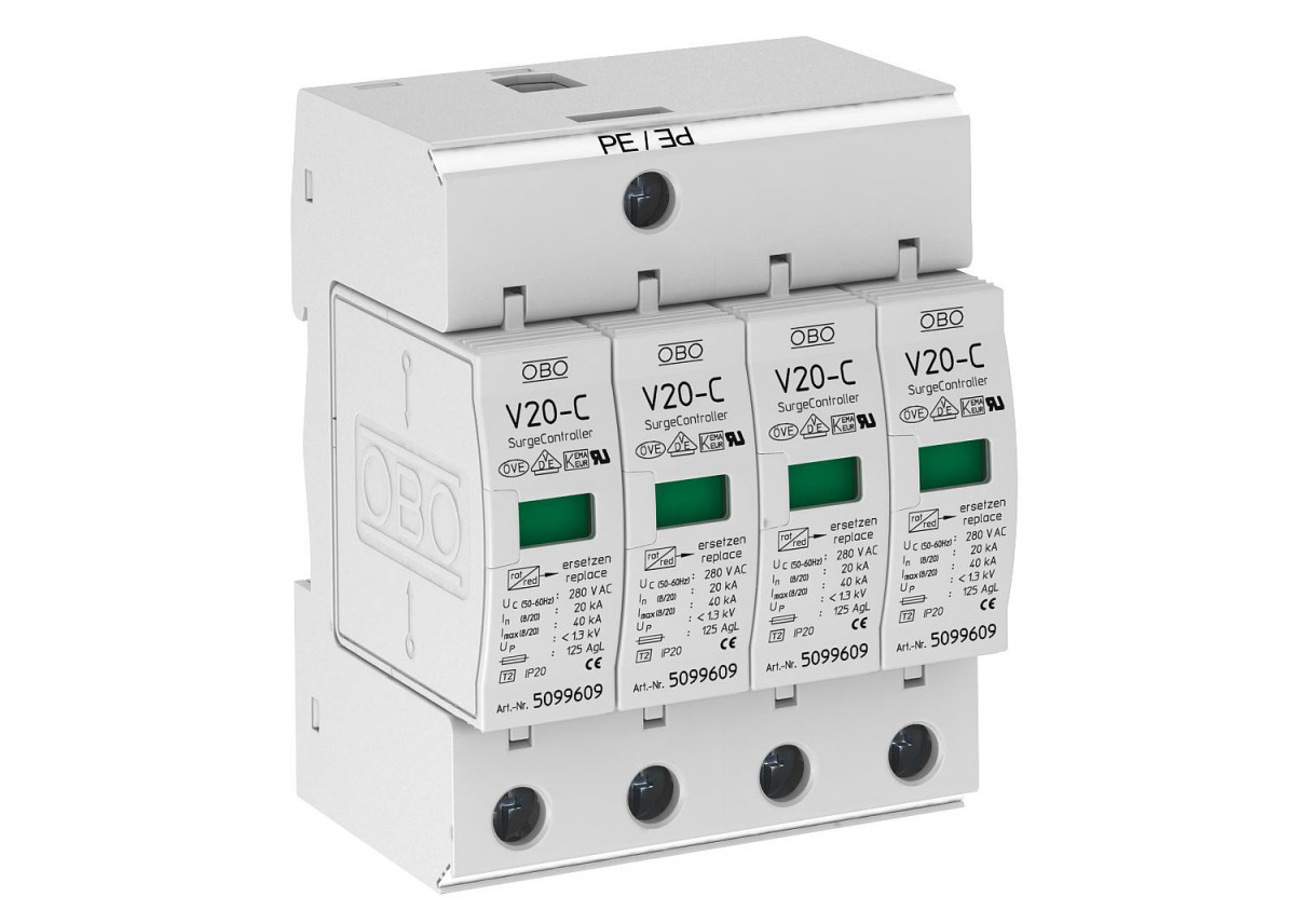OBO Surgecontroller V20 4-polig 280V