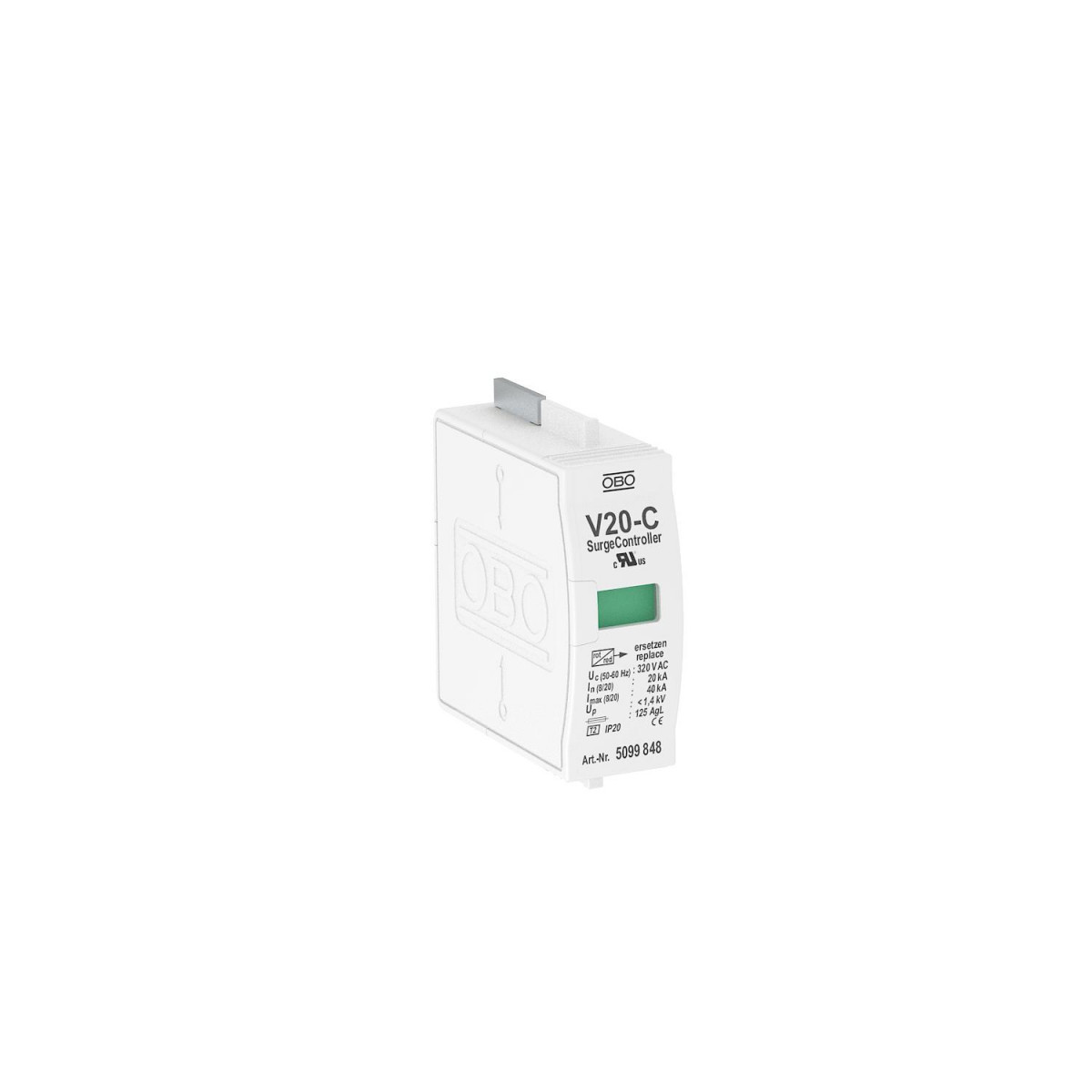 OBO Surgecontroller V20 insteek module 320V
