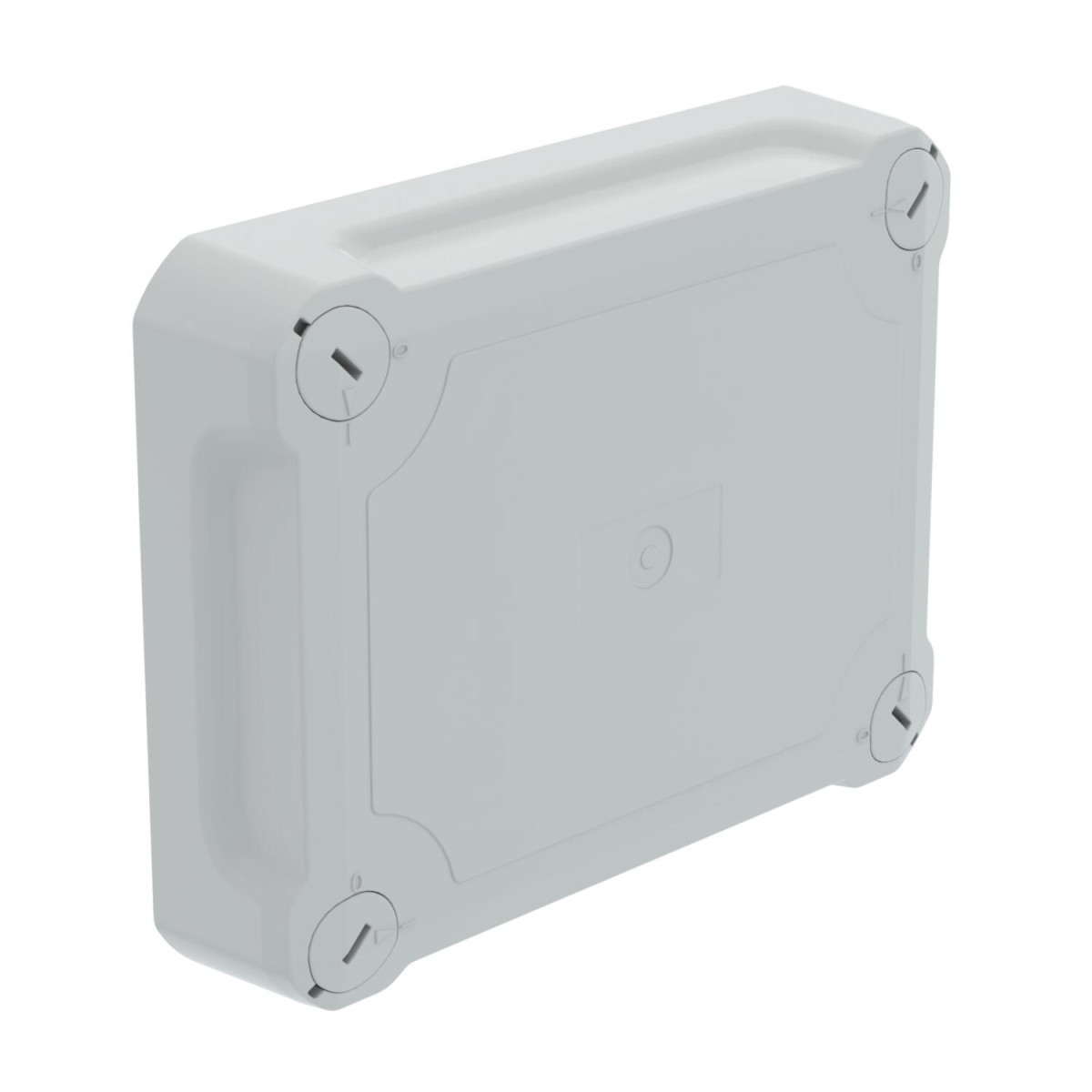 OBO T-Serie Kabeldoos T100 deksel hoog 150x116x39 polycarbonaat lichtgrijs ral 703 OBO T-Serie Kabeldoos T100 deksel hoog 150x116x39 polycarbonaat lichtgrijs ral 703